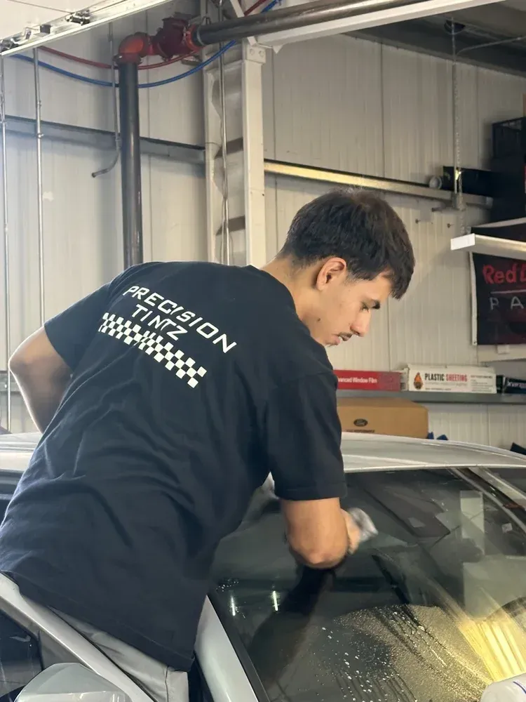 Fredo, installer and detail lead at Precision Tintz in Aurora, Colorado